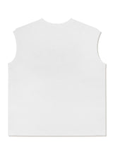 UNISEX オーバーフィットベアフットタンクトップ　ホワイト (FCE2TS403M)