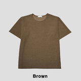 フィリップUネックニットショートスリーブTシャツ