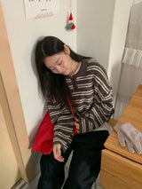 Kitka Stripe Collar Knit