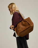 ラビオリ トート (SUEDE BROWN)