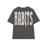 グレーバッドスマイルTシャツ