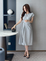 Lovis V-Neck Linen Cardigan