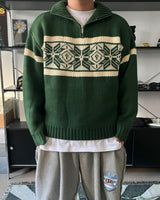 MRノルディックハーフジップアップニット（3C）