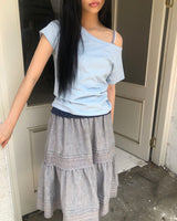 リヴィア ボートネック ショートスリーブ Tシャツ