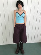 STUD LINE BERMUDA PANTS 