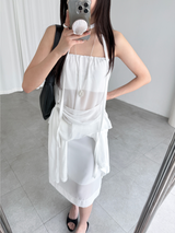 シフォンバンディングスカート (3color)