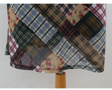 CHECK PATCH PRINTING LONG DRESS