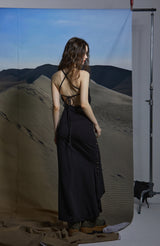 SLIT LONG ONEPIECE