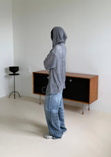 5-BUTTON WASHED DENIM