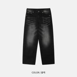 LMN パウンドラインブラッシュワイドデニム(2 colors)