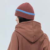 Jacquard Beanie Brown
