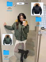 Canadian Khaki Goose Down Jacket