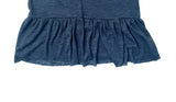 Deed Frill Shirring Hood Mini One Piece T-Shirt