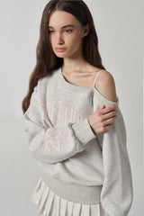 25ソフトラインスウェットシャツ Gray