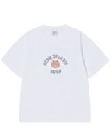 26SS べアドール ハグ ブラウン ラインフレンズショートスリーブTシャツ