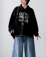 フィニッシュカラーニットTシャツ