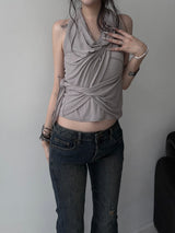 mood strap layered sleeveless (2color)