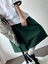 Iron High Quality Wide Basic Bermuda 4 Color