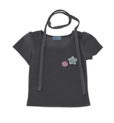 choker badge tee(gray)