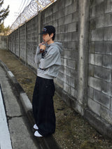 ノルディックサブワイドフレアデニムパンツ