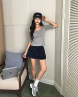 [MADE/6colors] ミルドコットン 4スリーブTシャツ