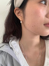 ミニ パール ドロップ ピアス