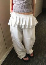 PLEATS SKIRT BELT