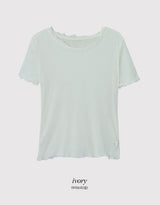 #Wave Point Short Sleeve T-shirt + Sleeveless Set (3color)