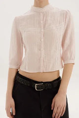 Pond lace blouse - pink