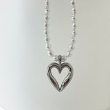 MADE jumbo white necklace