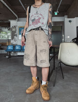 Aerin Damage Carpenter Bermuda Pants