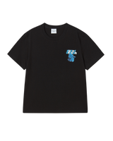 25FW WOMAN ファジーフォントドラゴン半袖Tシャツ