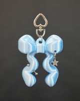 RIBBON BALM KEYCHAIN - Angelic Blue