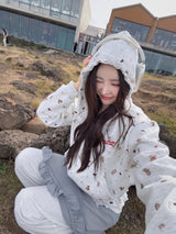 シフォンラップレイヤードバンディングパンツ