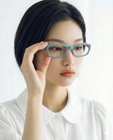 DOT SQUARE GLASSES (2COLOR)