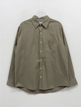 [Unisex] ソリッドコットンオーバーフィットシャツ