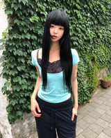 Roem Lace Strap Sleeveless Top