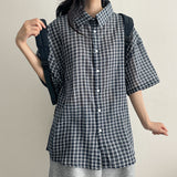 Eight Cool Hoodle Check Short Sleeve Shirt