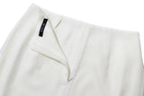 Lisha wrap long skirt (white)