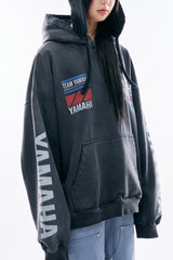 Team racing heavy pigment hoodie