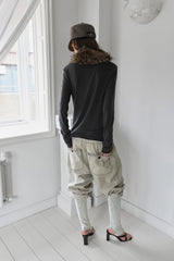 26SS★ RAW CUT BLUR GRAPHIC LONG SLEEVE T-SHIRT