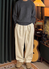 [virstyle original] INKKI Wool Drop-Shoulder Knit 2COLOR