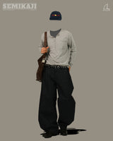 FR Non-Fade Stripe Curved Pants