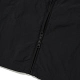 KIRSH PLAIN INCISION WOVEN WINDBREAKER - BLACK 