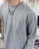 ディーターピグメントカット長袖Tシャツ