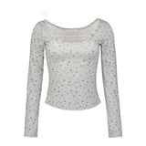 フルール ナポレオン Tシャツ [GREY FLOWER]