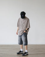 CROSS DYING HALF TEE