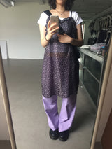 Back button chiffon one-piece (1color)