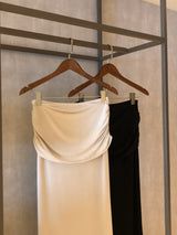 Jelly Shirring Long Skirt