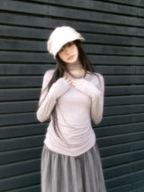 milk scarf tee
